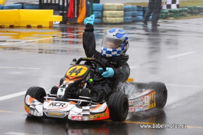 Jakob S�vigny - Jakob S�vigny champion qu�b�cois de kart